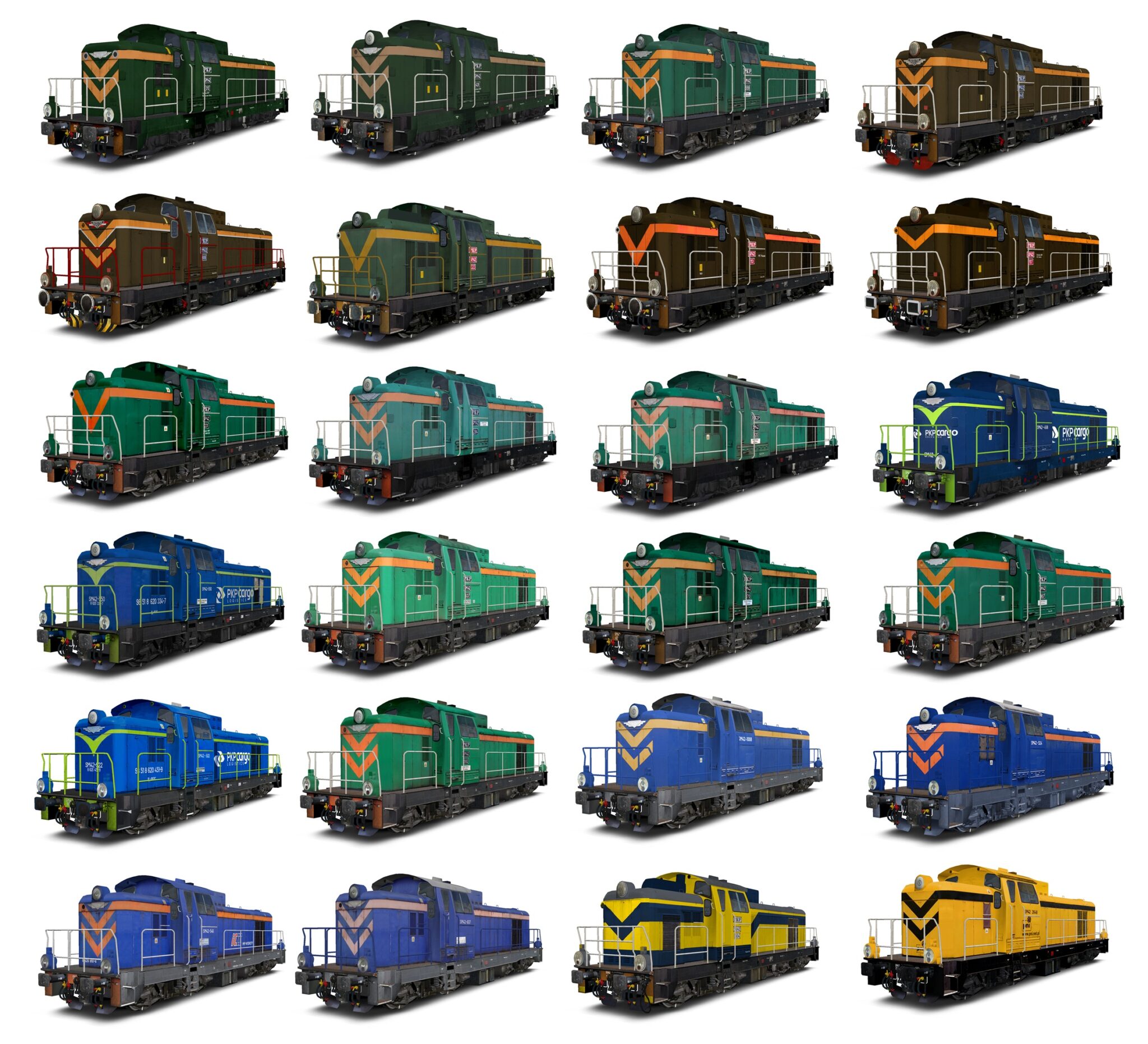SM42, SU42, SP42 (pakiet nr 1) – PKOR – Polska kolej w Open Rails
